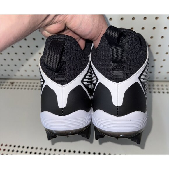 Nike Alpha Menace Strong Mens Football Lineman Cleats Size 13 White Black - Picture 3 of 8